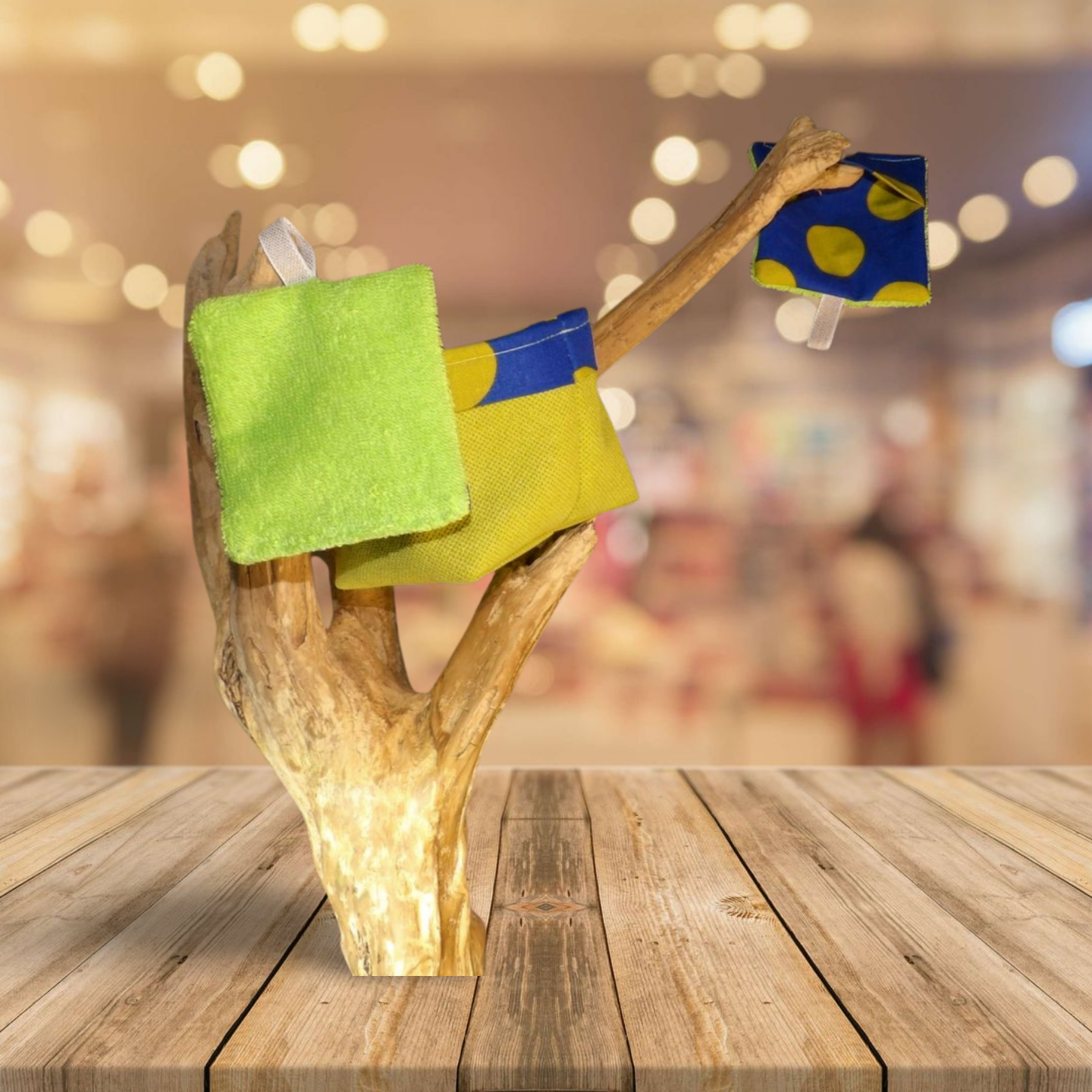 Panier de Rangement Artisanale avec 10 Lingettes en Coton(Copie)