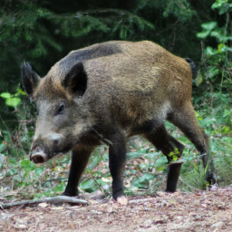 en poil de sanglier, 100% naturel