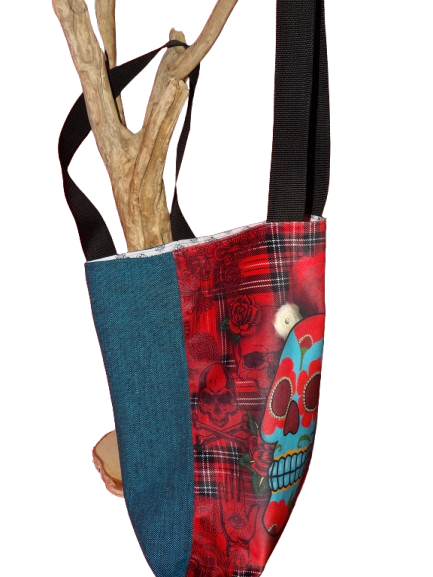 sac tote bag las Calaveras au Mexique, produit unique