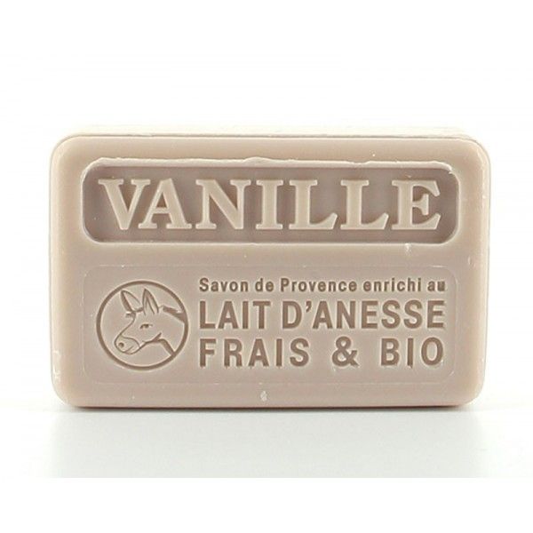 Savon au lait d'ânesse frais et bio vanille 100g