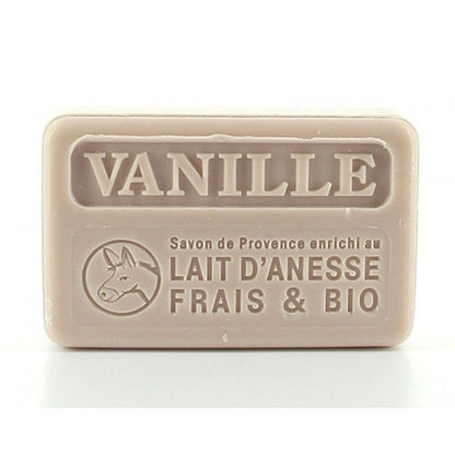 Savon au lait d'ânesse frais et bio vanille 100g