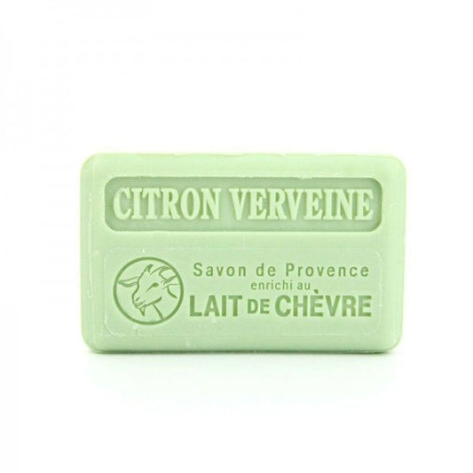 Savon au lait de chèvre frais et bio citron verveine 100g