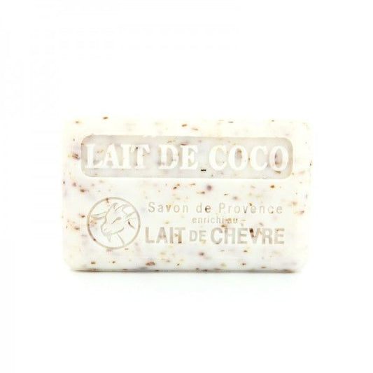 savon lait de chèvre frais et bio lait de coco 100g