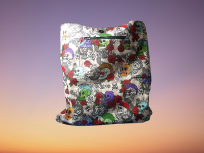 sac tote bag  las Calaveras au Mexique, produit unique